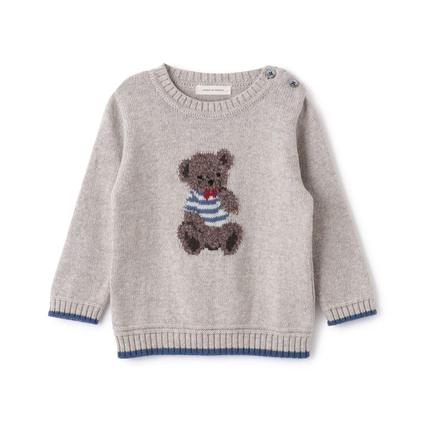 【有機】泰迪熊毛衣【日本製造】