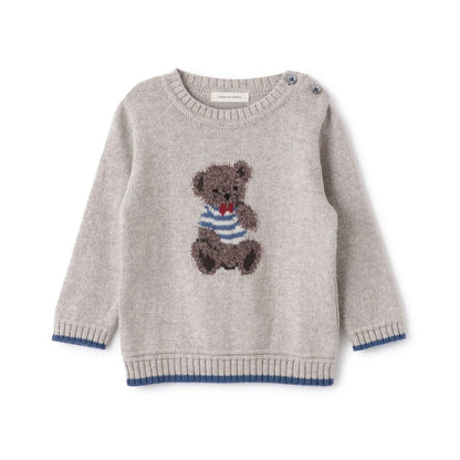 【有機】泰迪熊毛衣【日本製造】