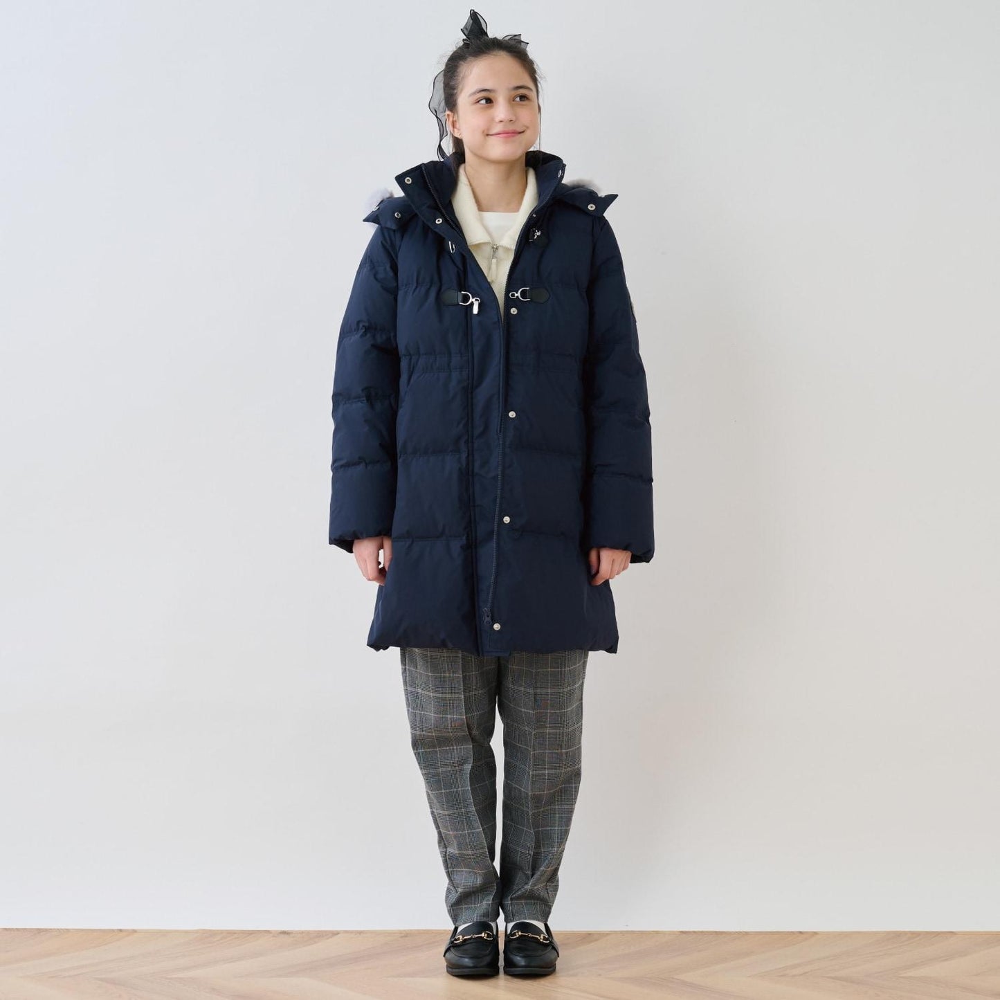 【130cm可選】【防潑水・可家庭水洗】A字型羽絨大衣