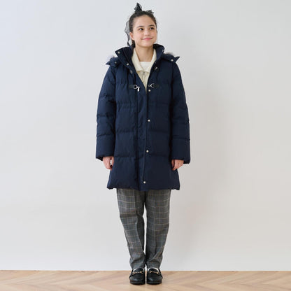 【130cm可選】【防潑水・可家庭水洗】A字型羽絨大衣