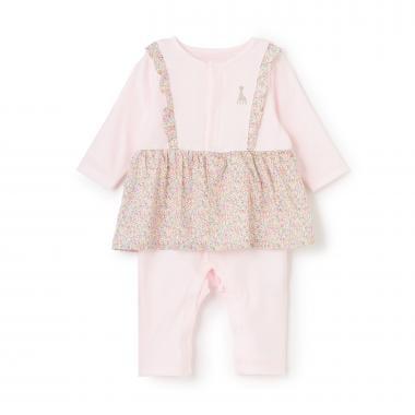 花卉圖案連體衣【日本製造】