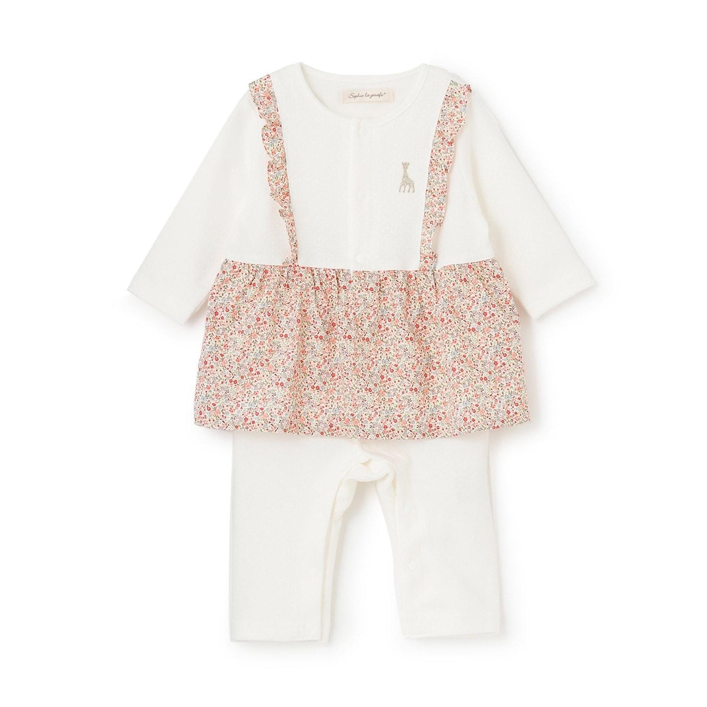 花卉圖案連體衣【日本製造】