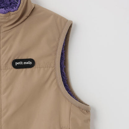 純色×羊羔絨雙面穿馬甲