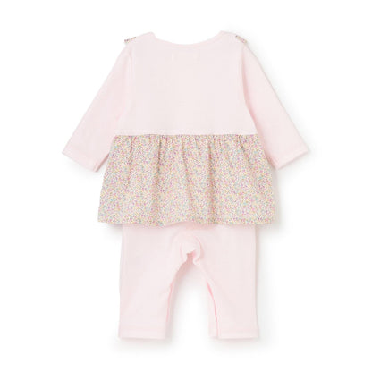 花卉圖案連體衣【日本製造】