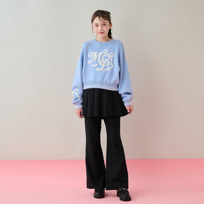 logo圖案刺繡針織衫