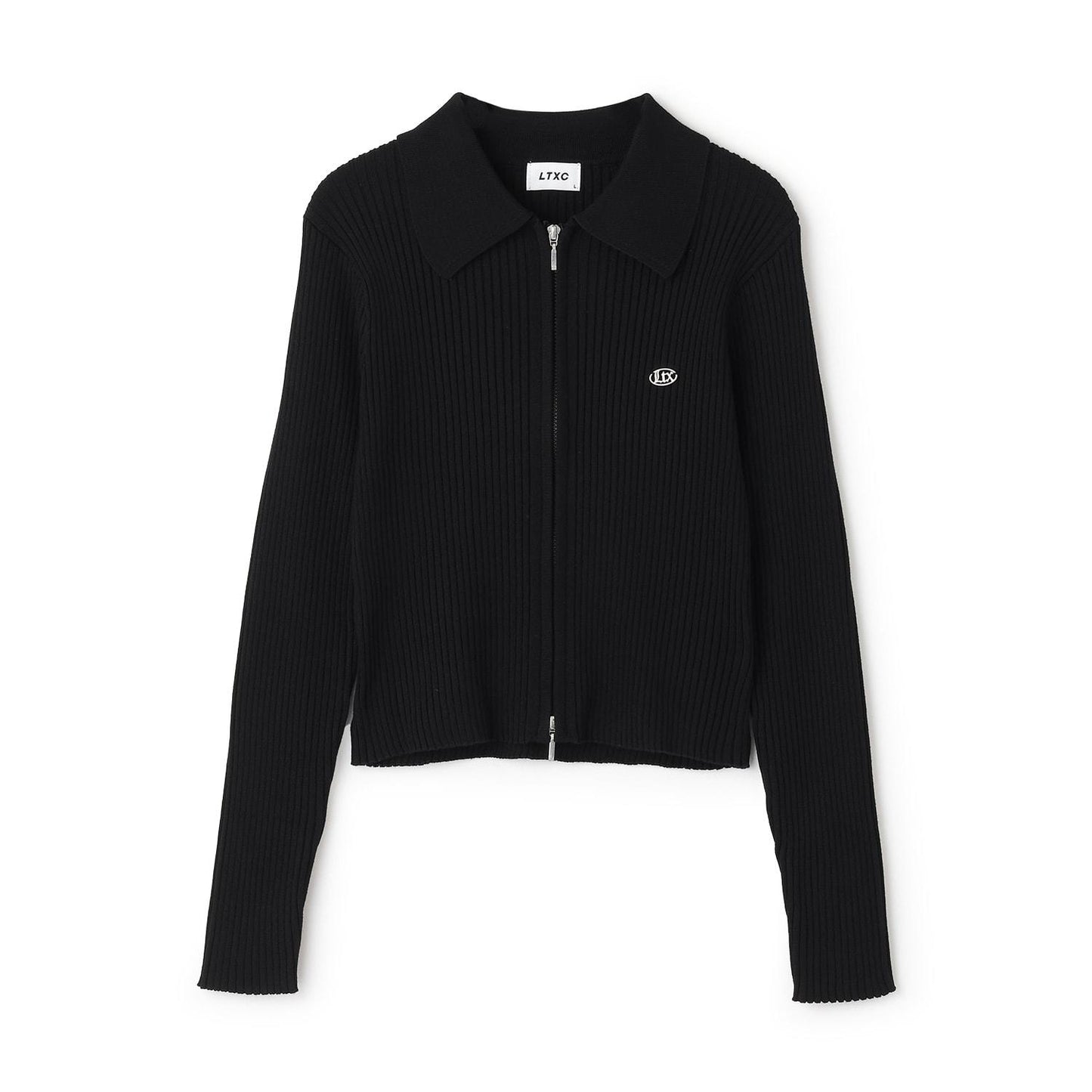 【LTXC】羅紋雙拉鍊開衫
