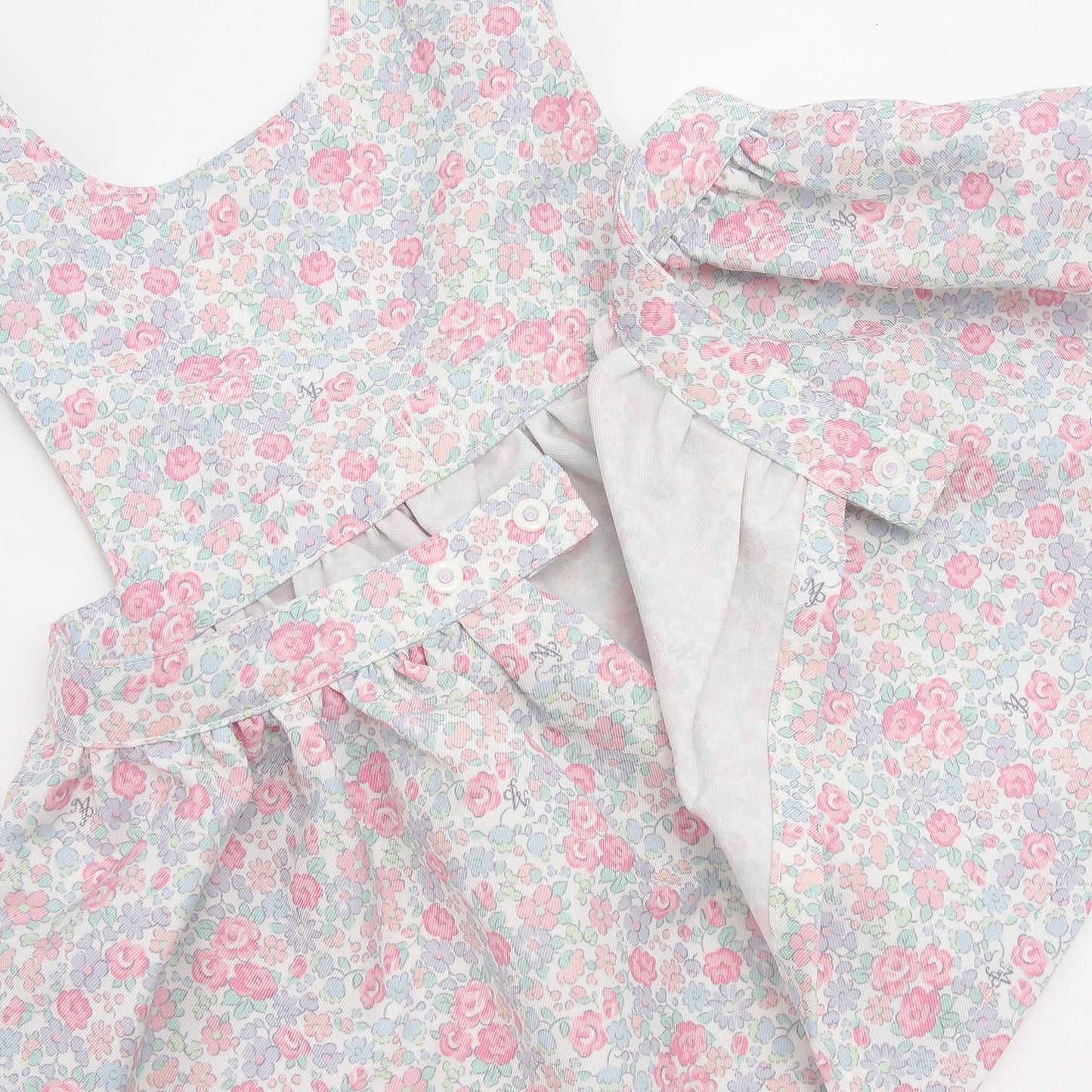 【BOX付】小花圖案圍裙&髮帶套裝