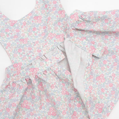 【BOX付】小花圖案圍裙&髮帶套裝