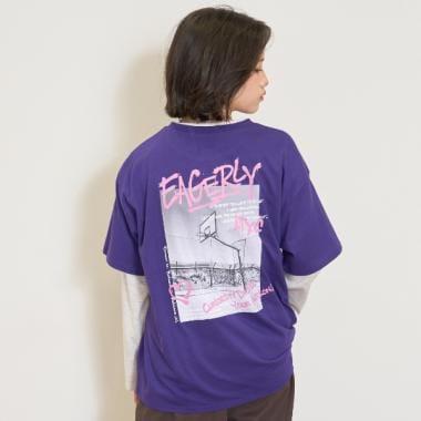 【LTXC/速幹】寬鬆T恤疊穿套裝