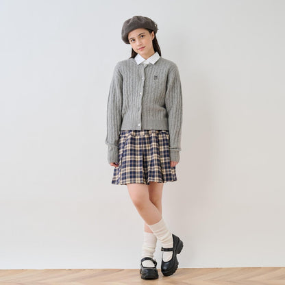 多扣開衫+襯衫套裝