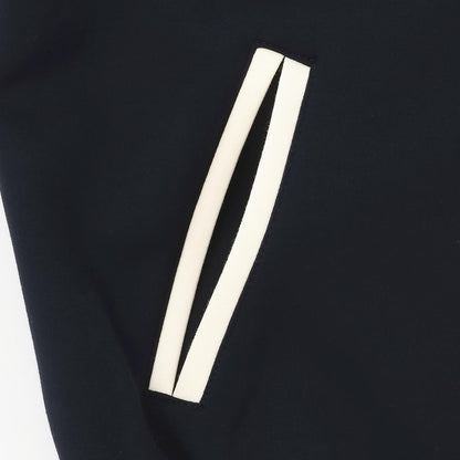 【加絨】雙面布拼接棒球夾克