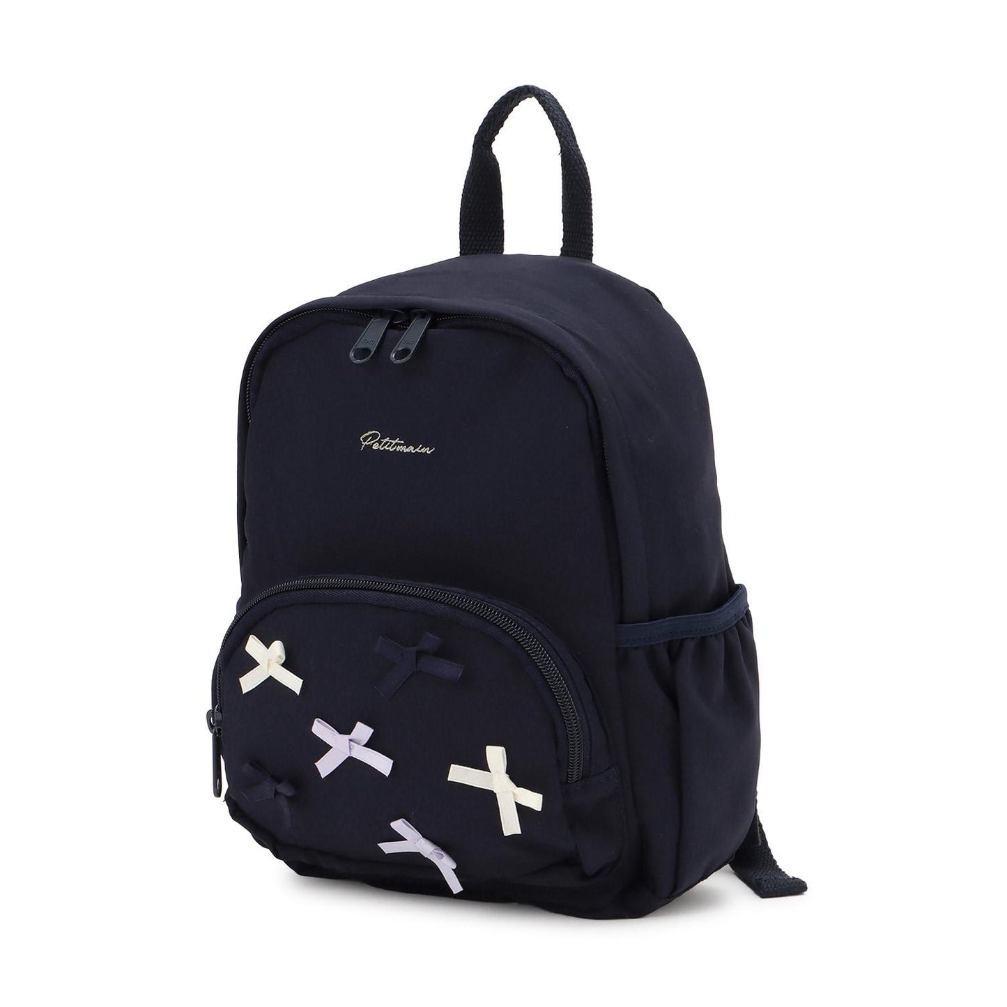 拼色雙肩包（S）