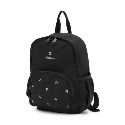 拼色雙肩包（S）