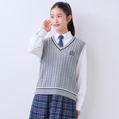 【畢業服】V領背心