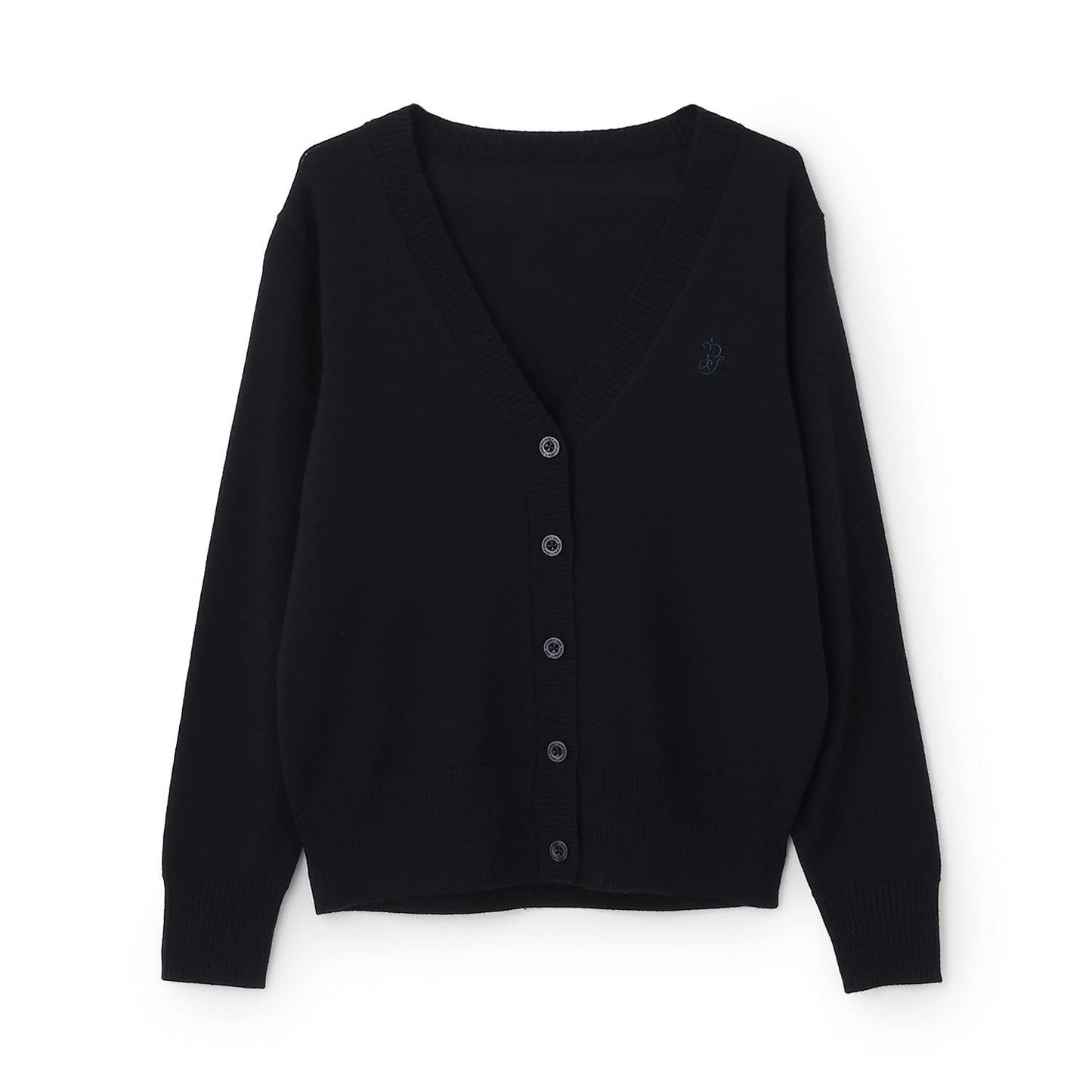 【畢業服】V領美利奴羊毛開衫