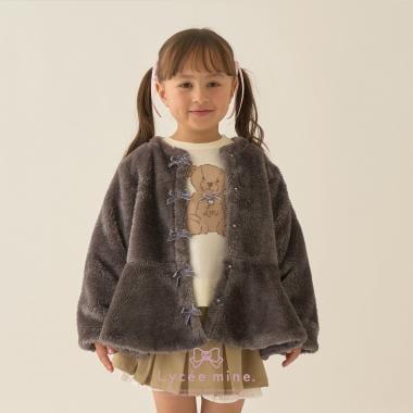 【Lycee mine 芭蕾系列】無領荷葉邊短外套