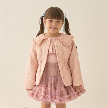 【Lycee mine 芭蕾系列】中長款蝴蝶結絎縫夾克