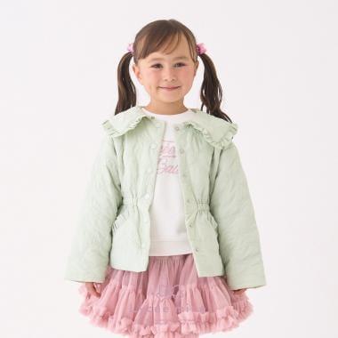 【Lycee mine 芭蕾系列】中長款蝴蝶結絎縫夾克