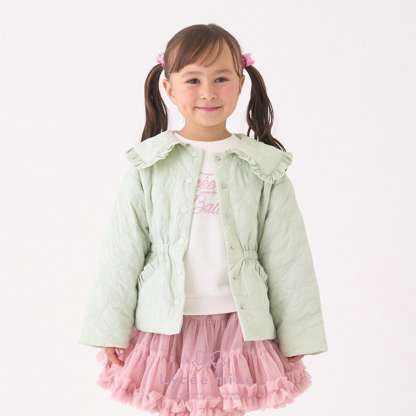 【Lycee mine 芭蕾系列】中長款蝴蝶結絎縫夾克