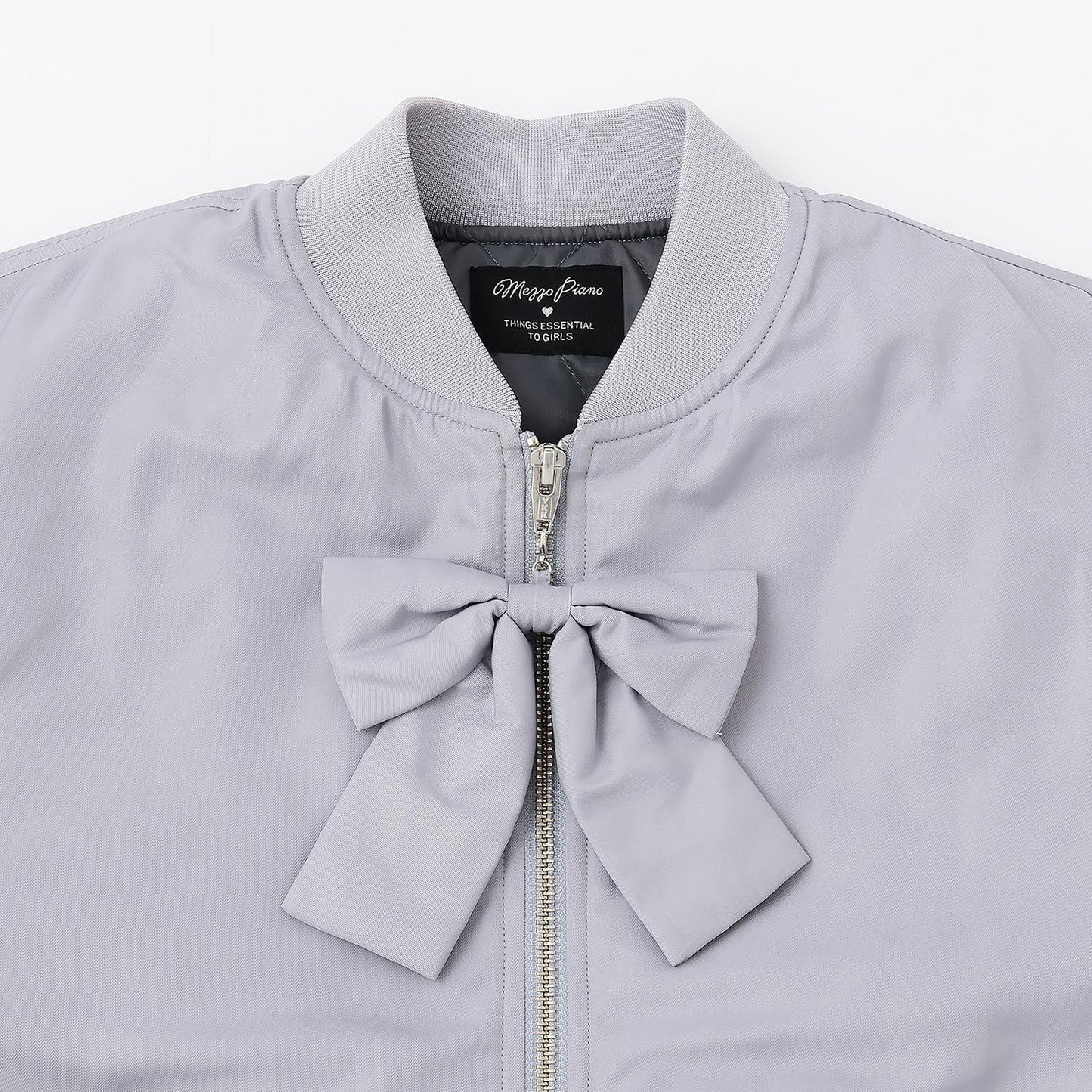 帶蝴蝶結掛飾MA-1夾克