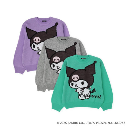 【《庫洛米》】提花針織套頭衫