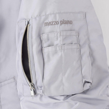 帶蝴蝶結掛飾MA-1夾克