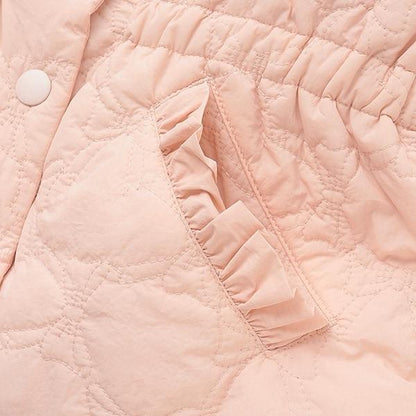 【Lycee mine 芭蕾系列】中長款蝴蝶結絎縫夾克