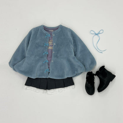 【Lycee mine 芭蕾系列】無領荷葉邊短外套