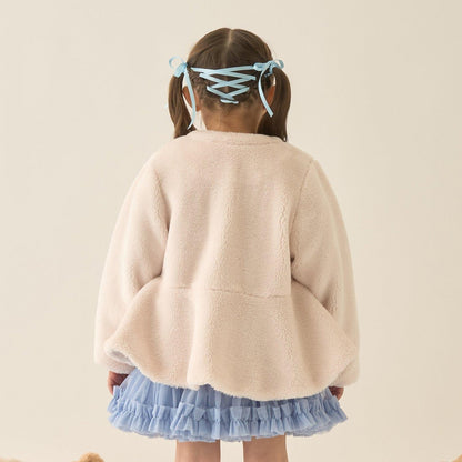 【Lycee mine 芭蕾系列】無領荷葉邊短外套