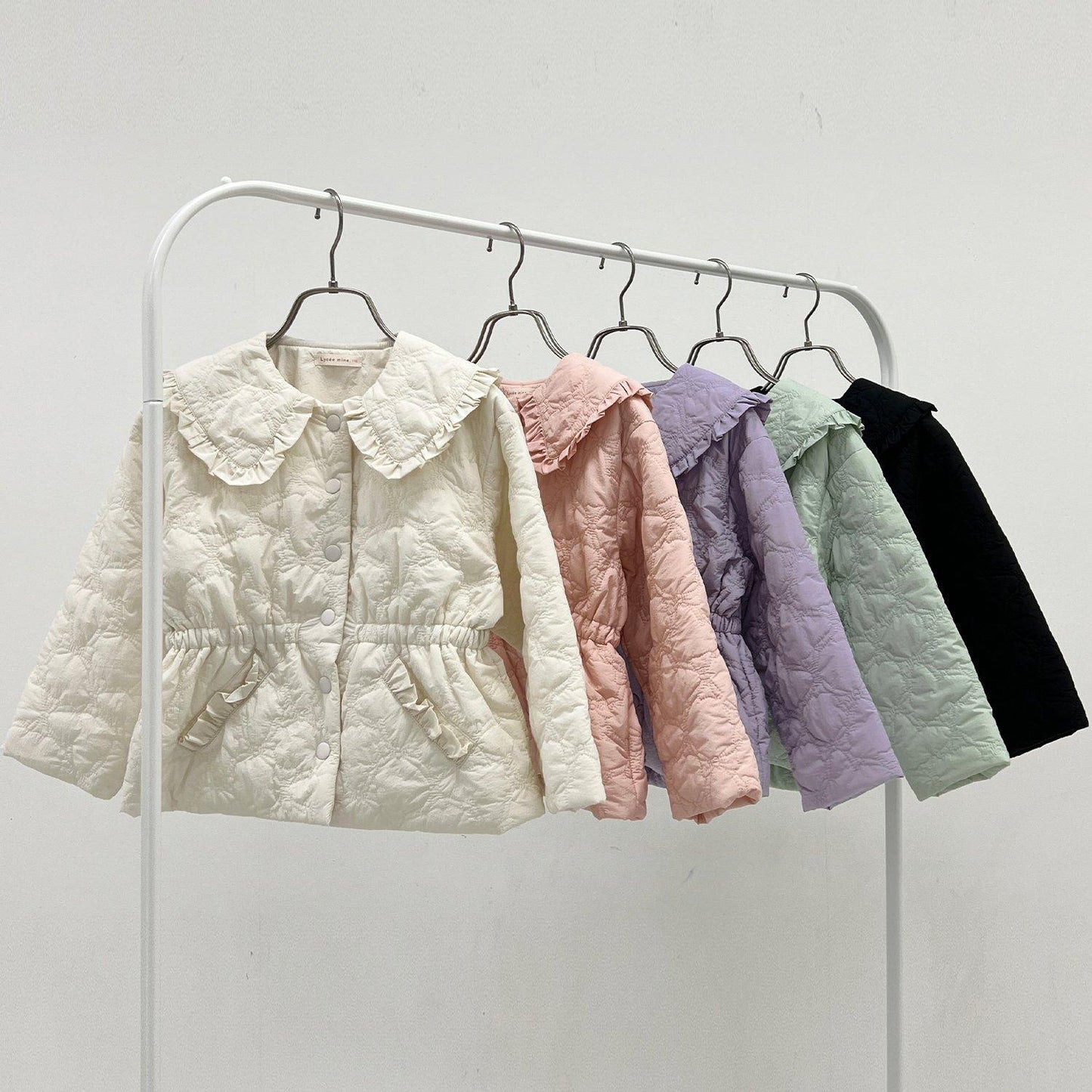【Lycee mine 芭蕾系列】中長款蝴蝶結絎縫夾克