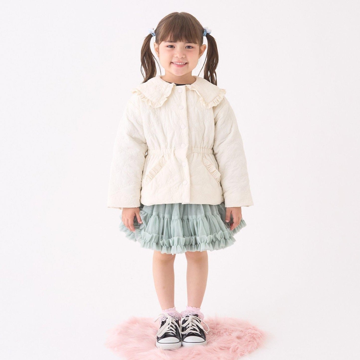 【Lycee mine 芭蕾系列】中長款蝴蝶結絎縫夾克