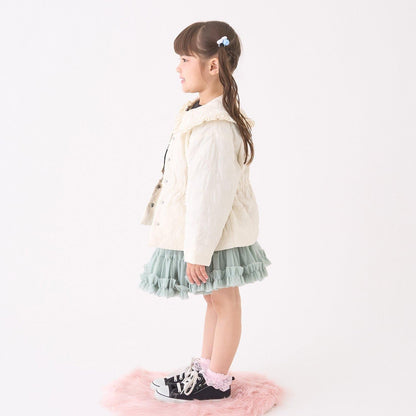 【Lycee mine 芭蕾系列】中長款蝴蝶結絎縫夾克