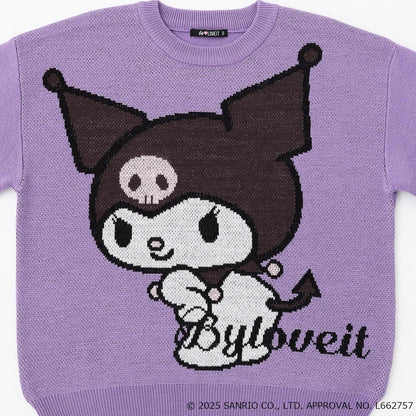 【《庫洛米》】提花針織套頭衫