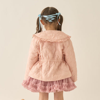 【Lycee mine 芭蕾系列】中長款蝴蝶結絎縫夾克