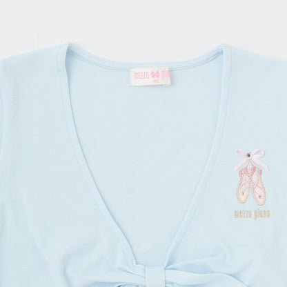 【芭蕾】交叉裹身上衣