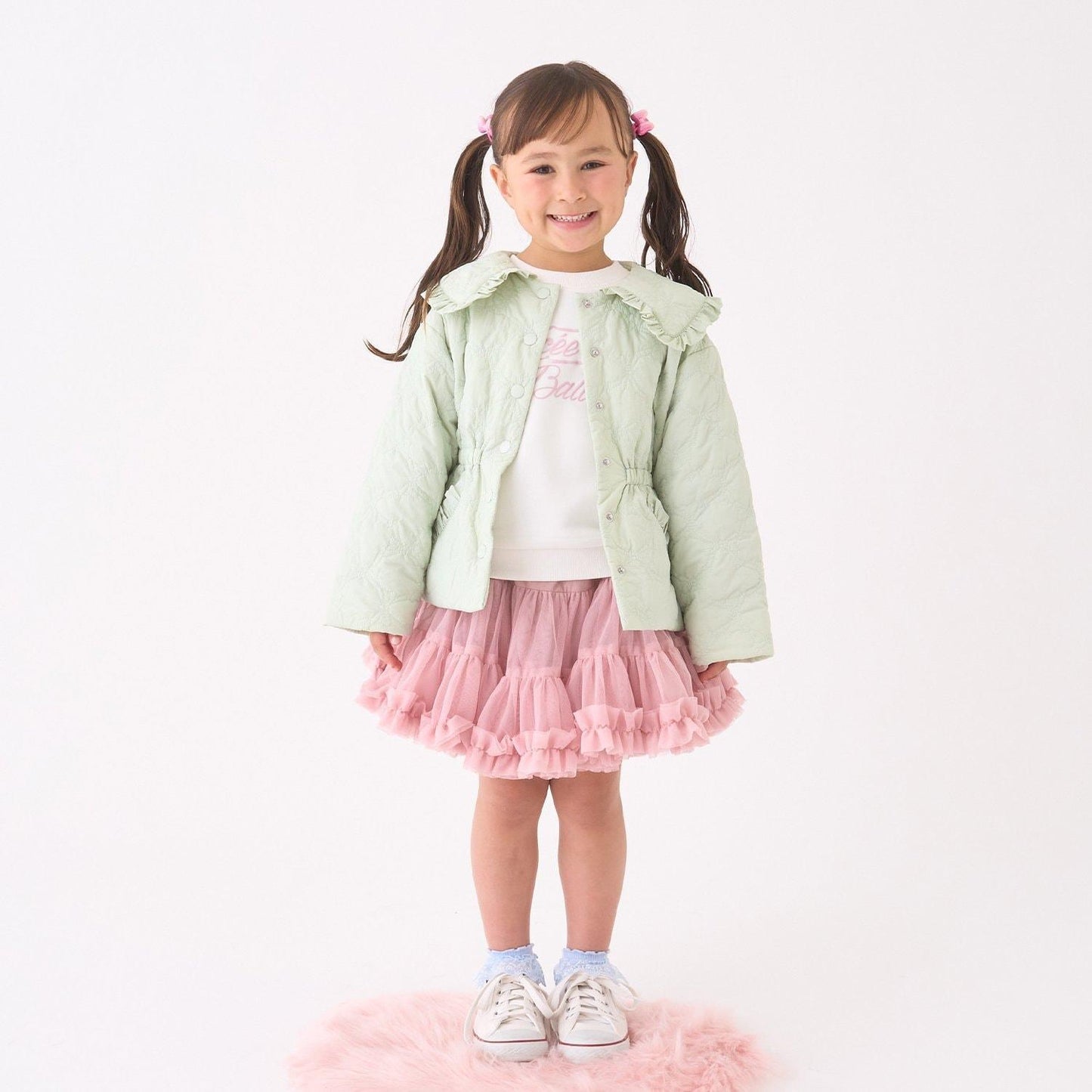 【Lycee mine 芭蕾系列】中長款蝴蝶結絎縫夾克