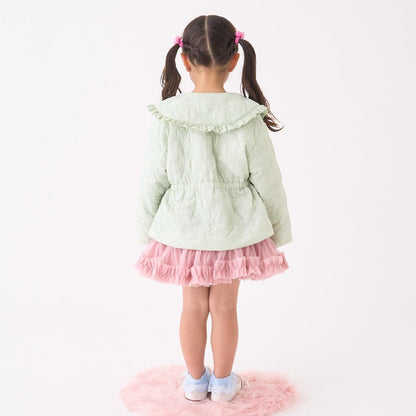 【Lycee mine 芭蕾系列】中長款蝴蝶結絎縫夾克