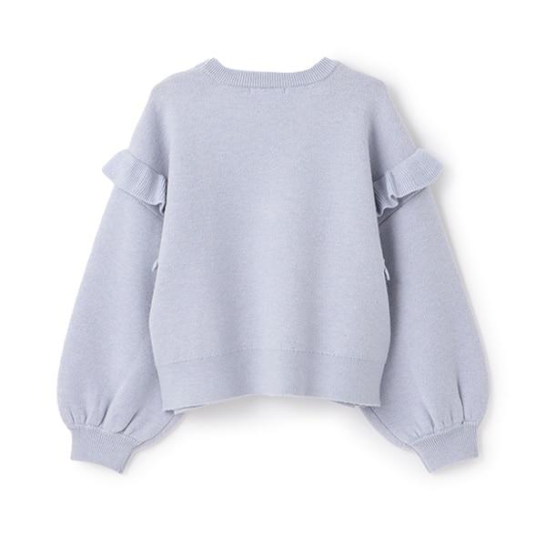 【Lycee mine 芭蕾系列】【如棉花糖般的穿著感】【可機洗】小熊提花毛衣