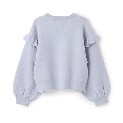 【Lycee mine 芭蕾系列】【如棉花糖般的穿著感】【可機洗】小熊提花毛衣