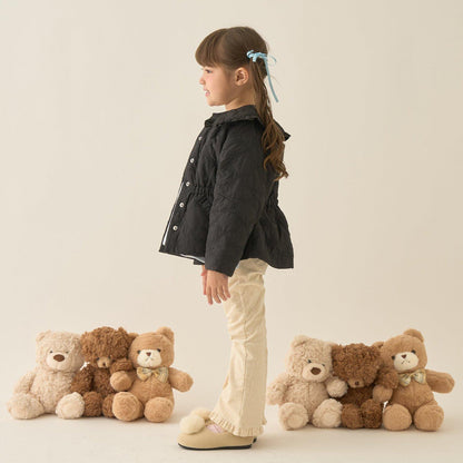 【Lycee mine 芭蕾系列】中長款蝴蝶結絎縫夾克