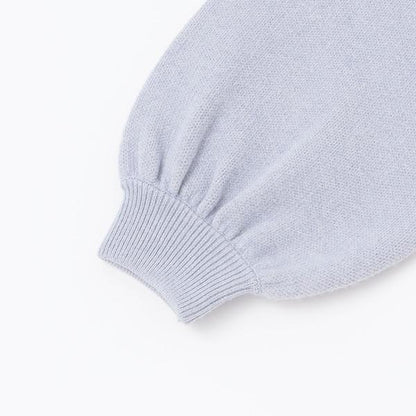 【Lycee mine 芭蕾系列】【如棉花糖般的穿著感】【可機洗】小熊提花毛衣