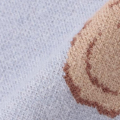 【Lycee mine 芭蕾系列】【如棉花糖般的穿著感】【可機洗】小熊提花毛衣