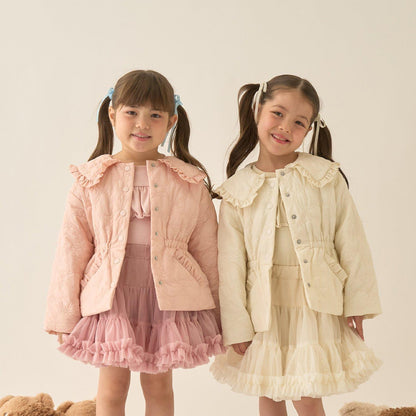 【Lycee mine 芭蕾系列】中長款蝴蝶結絎縫夾克