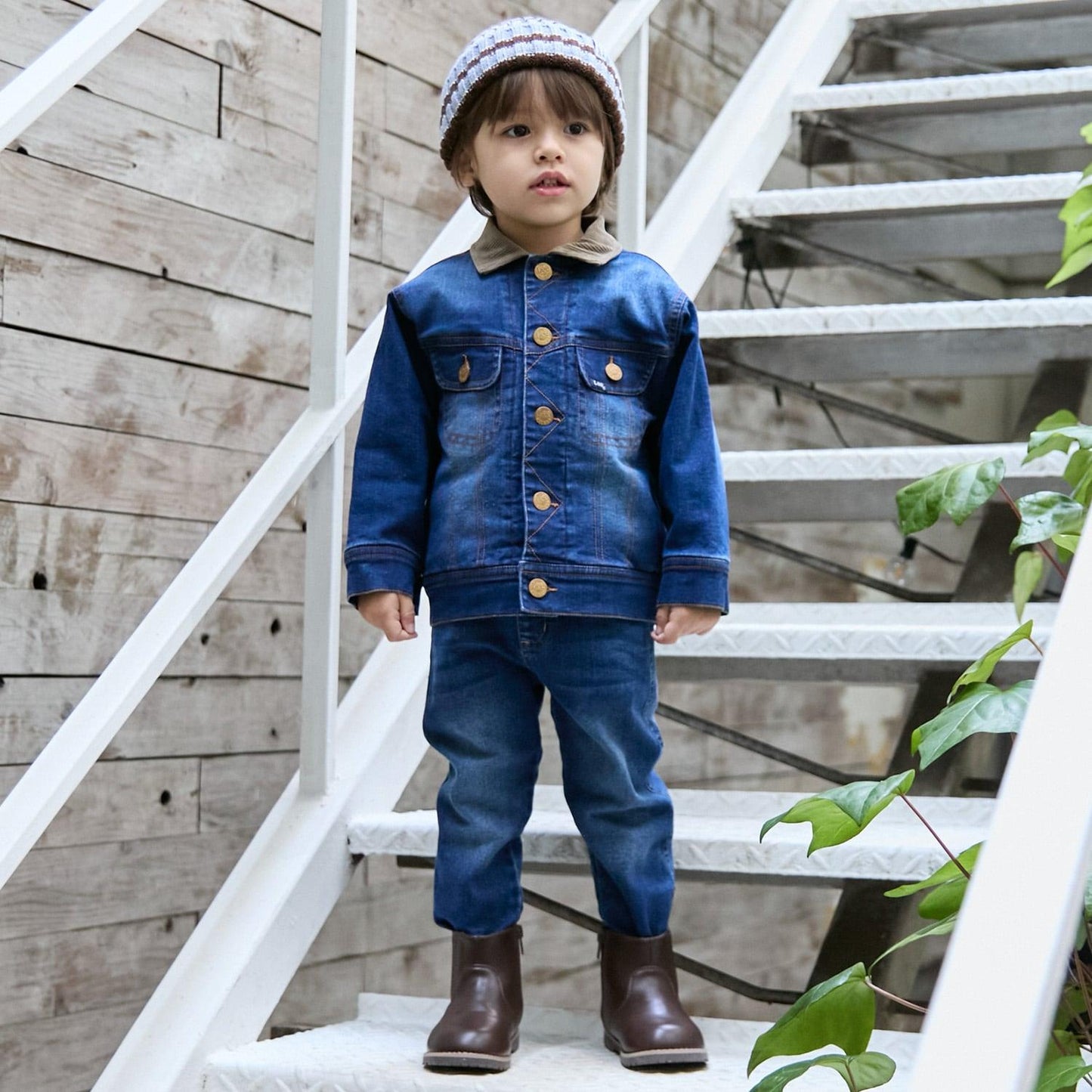 【Lee】燈芯絨翻領牛仔夾克