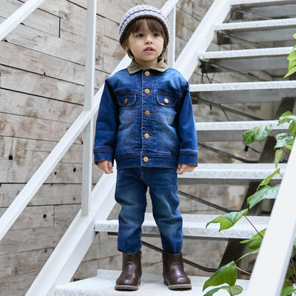 【Lee】燈芯絨翻領牛仔夾克