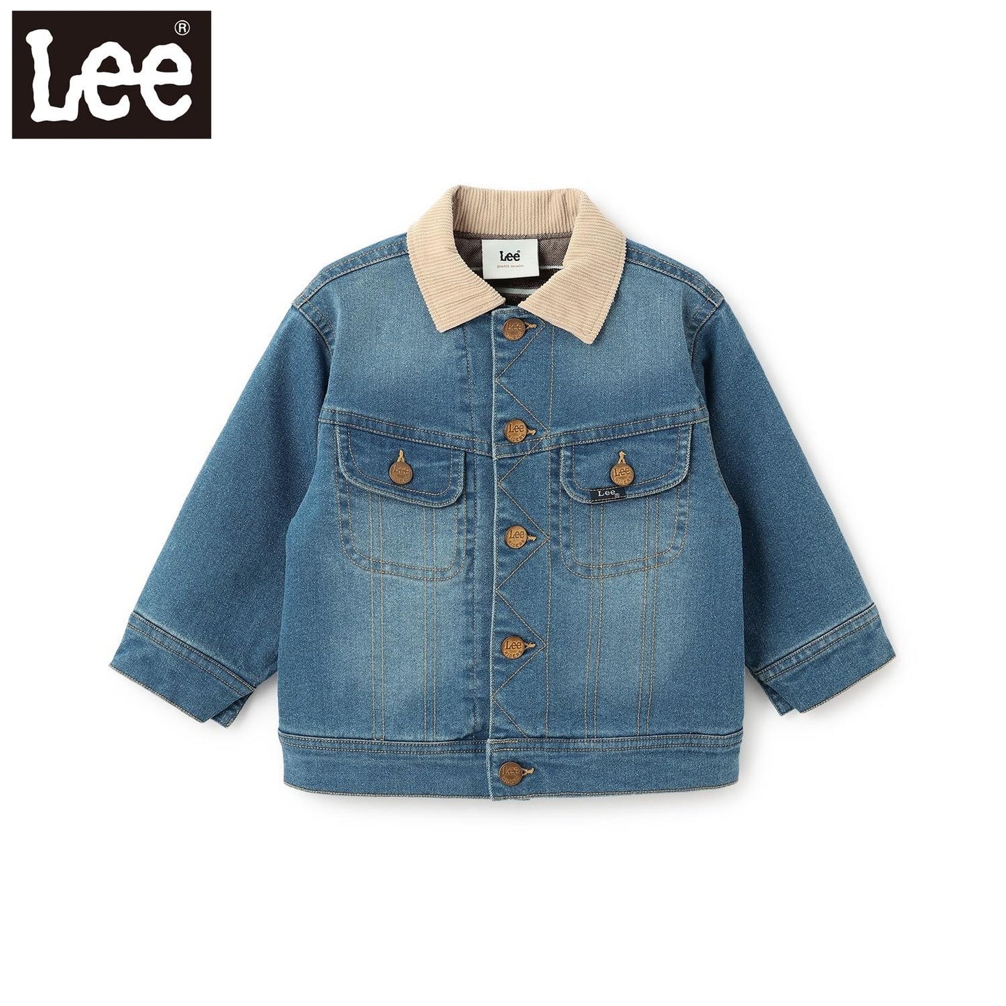 【Lee】燈芯絨翻領牛仔夾克