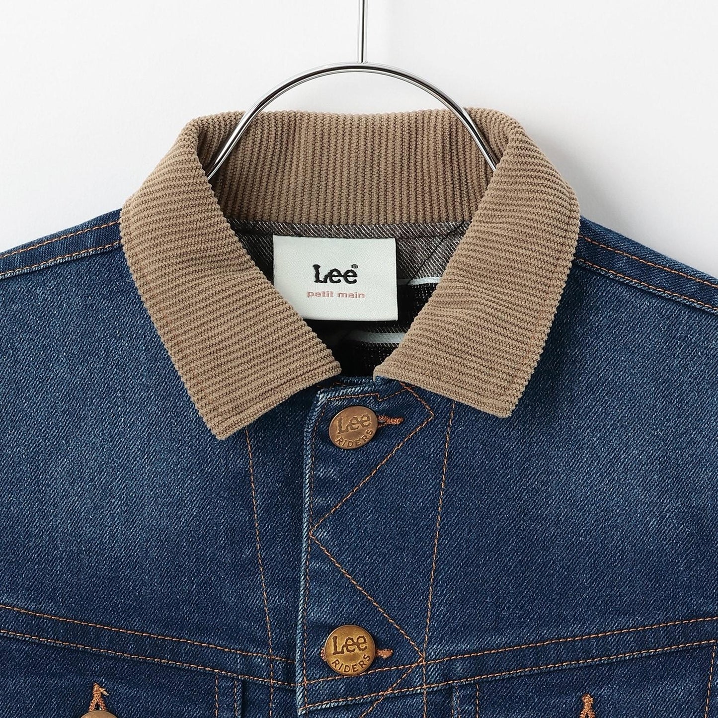 【Lee】燈芯絨翻領牛仔夾克