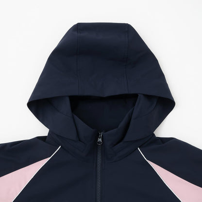 【防潑水】內裡抓絨保暖拼色夾克