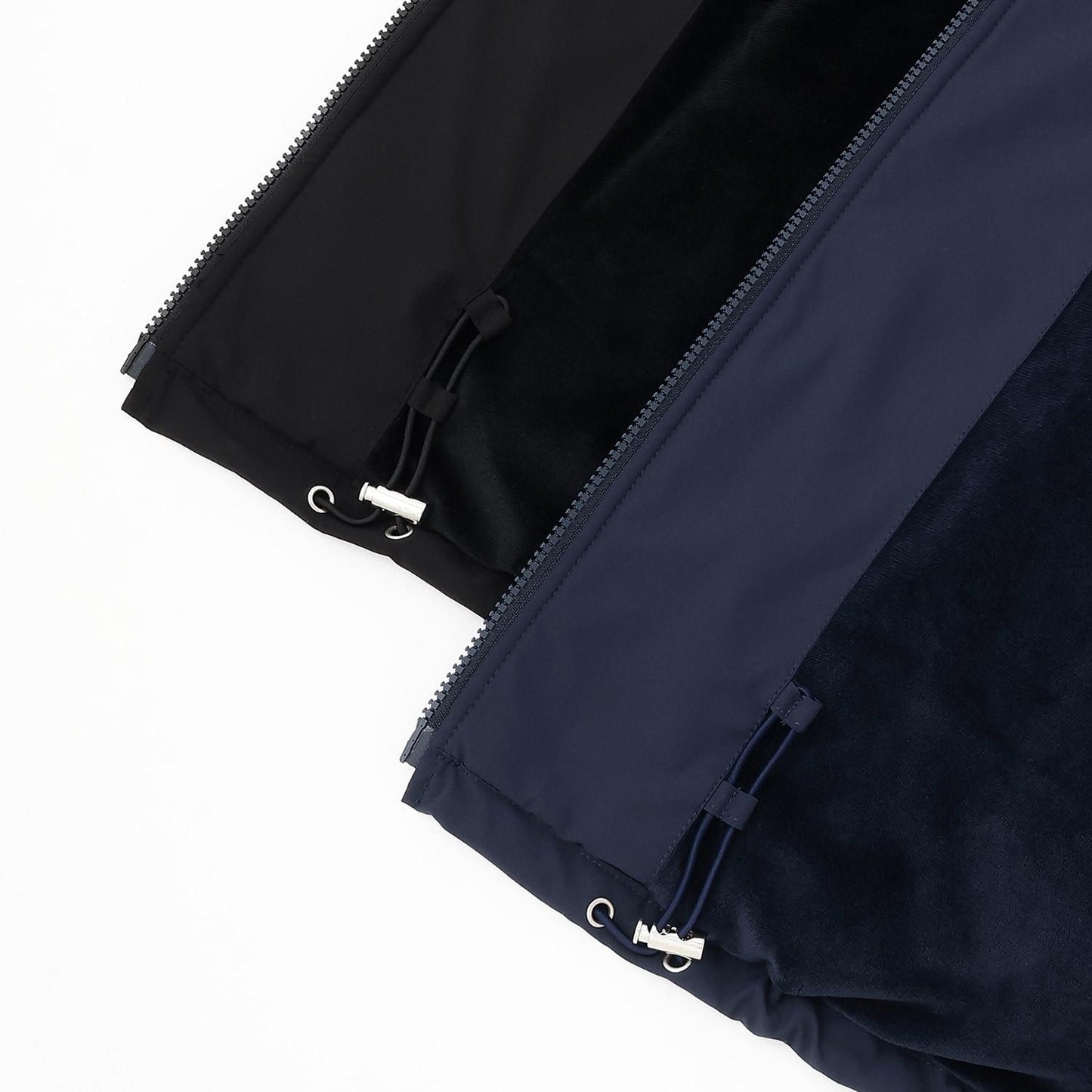 【防潑水】內裡抓絨保暖拼色夾克