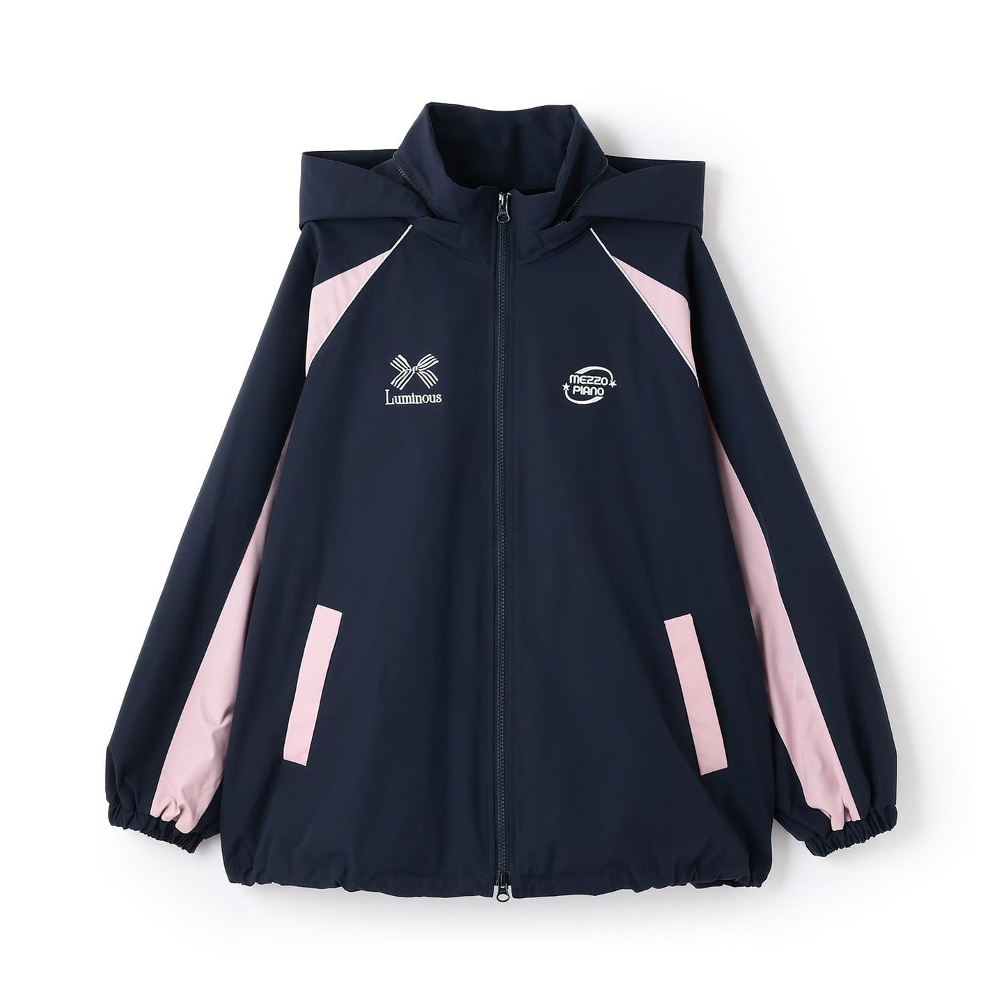 【防潑水】內裡抓絨保暖拼色夾克